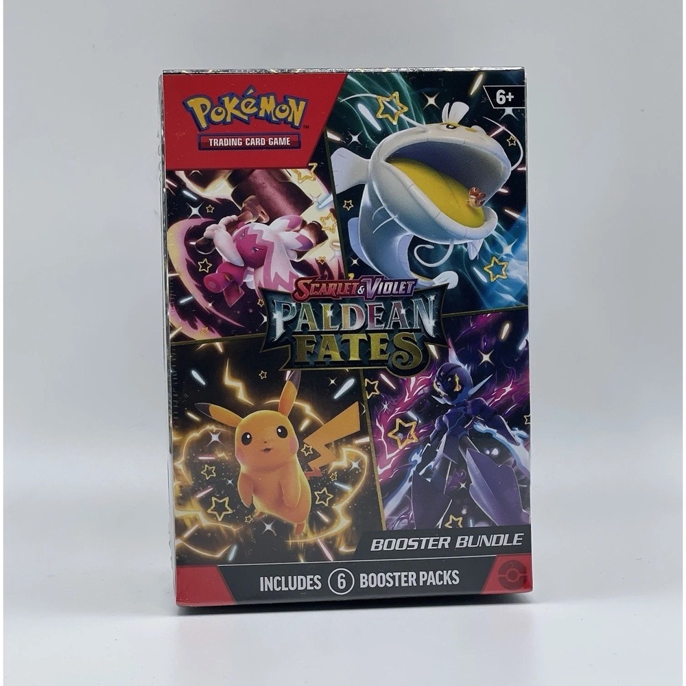 Pokemon TCG Scarlet & Violet Paldean Fates Booster Bundle NEW SEALED IN HAND
